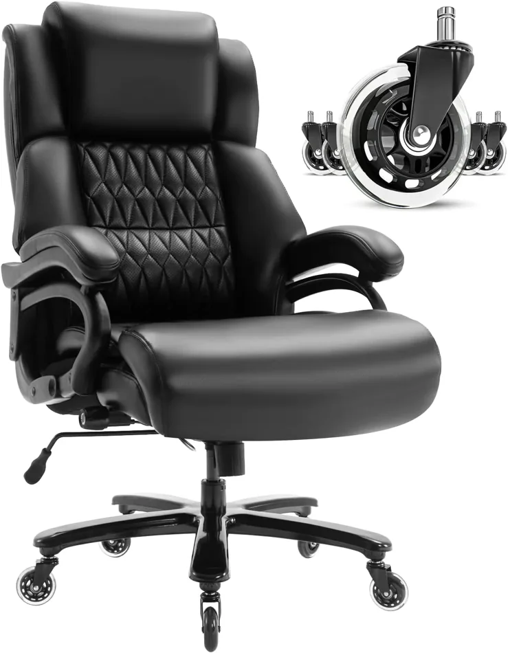 ergonomic office chair with lumbar support for back pain relief